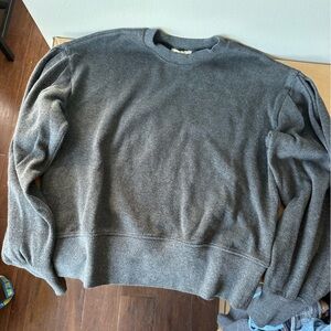 Madewell Dark Gray Crewneck Sweatshirt